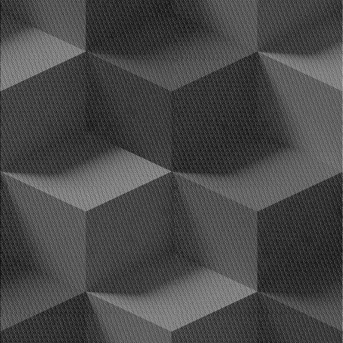 Patterned Charcoal Black Rug, pat3219gry