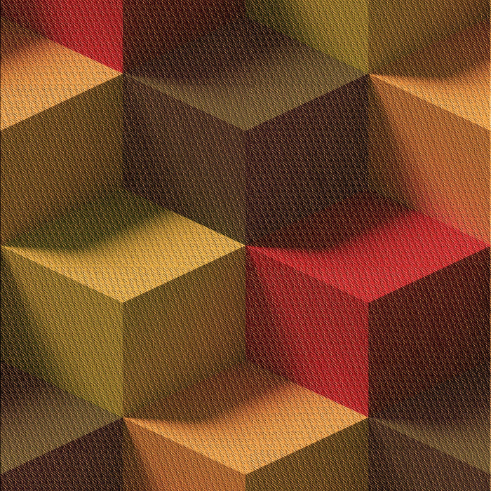 Patterned Dark Red Rug, pat3219org