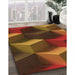 Machine Washable Transitional Dark Red Rug in a Family Room, wshpat3219org