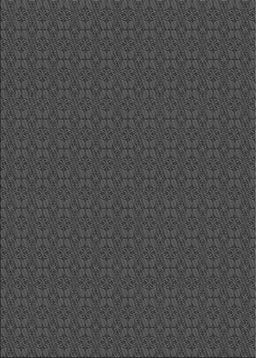 Patterned Silver Gray Novelty Rug, pat321