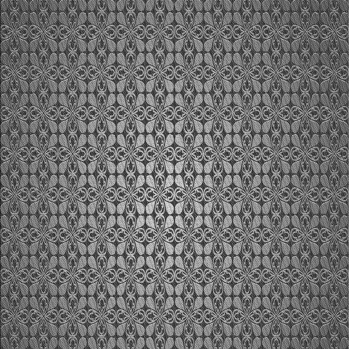 Patterned Black Rug, pat322gry