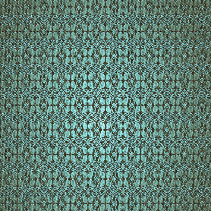 Patterned Army Green Rug, pat322lblu