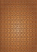 Patterned Orange Rug, pat322org