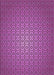 Patterned Medium Violet Red Pink Rug, pat322pur