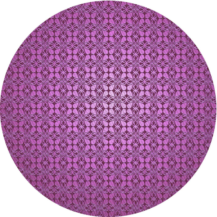 Square Patterned Medium Violet Red Pink Rug, pat322pur