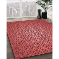 Patterned Red Rug, pat322rd
