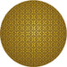 Square Patterned Dark Bronze Brown Rug, pat322yw