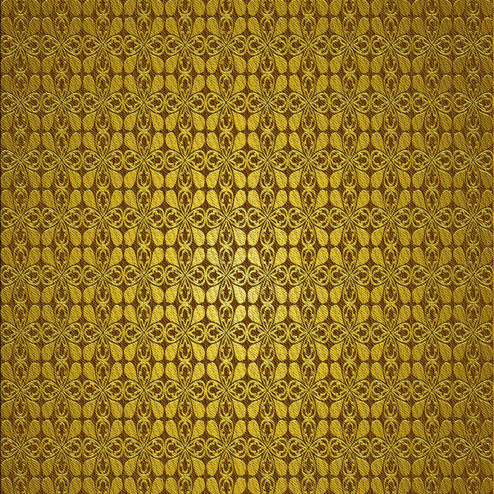 Patterned Dark Bronze Brown Rug, pat322yw