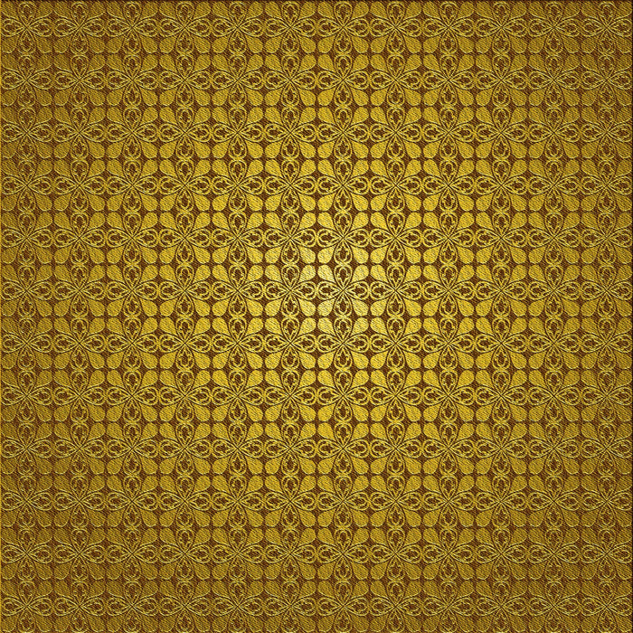 Round Patterned Dark Bronze Brown Rug, pat322yw