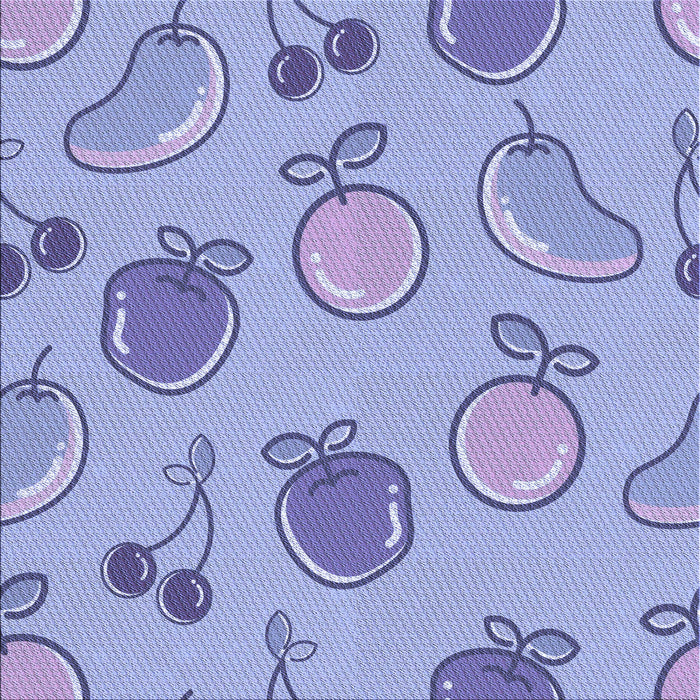 Round Patterned Medium Slate Blue Rug, pat3220blu