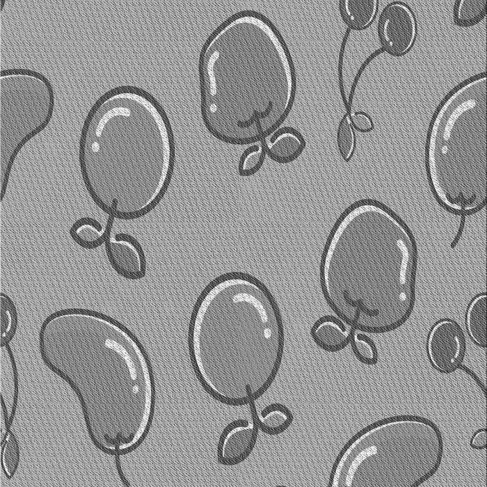 Machine Washable Transitional Cloud Gray Rug, wshpat3220gry