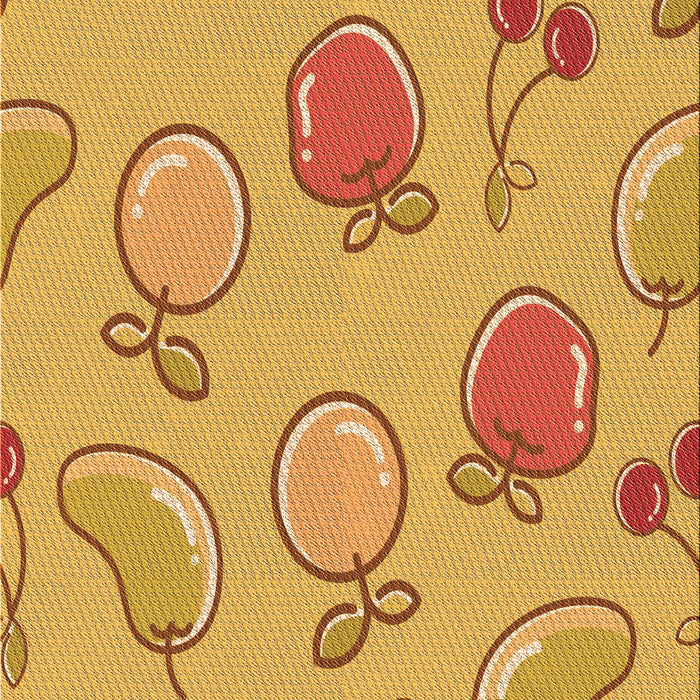 Patterned Orange Rug, pat3220org