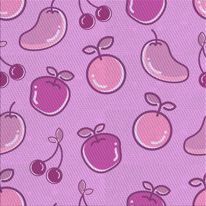 Round Patterned Violet Purple Rug, pat3220pur