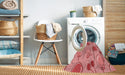 Machine Washable Transitional Light Salmon Pink Rug in a Washing Machine, wshpat3220rd