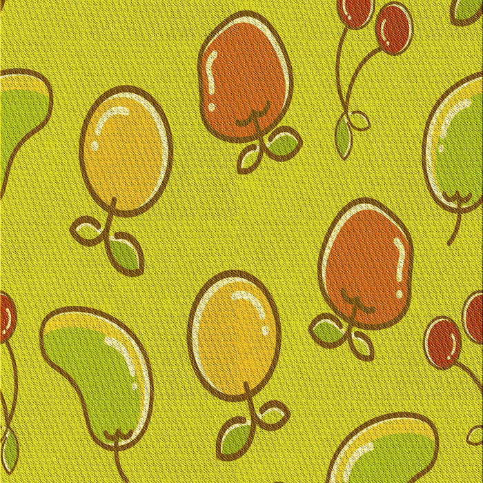 Patterned Yellow Rug, pat3220yw