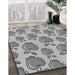 Machine Washable Transitional Silver Gray Rug in a Family Room, wshpat3221gry