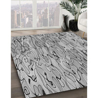 Patterned Silver Gray Rug, pat3222gry