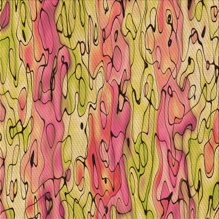 Round Patterned Chestnut Red Rug, pat3222org