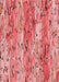 Patterned Light Coral Pink Rug, pat3222rd