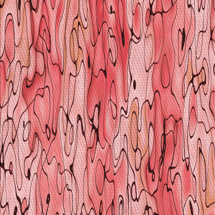 Patterned Light Coral Pink Rug, pat3222rd