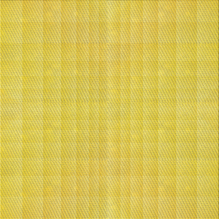 Round Machine Washable Transitional Yellow Rug, wshpat3223yw