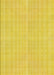 Machine Washable Transitional Yellow Rug, wshpat3223yw