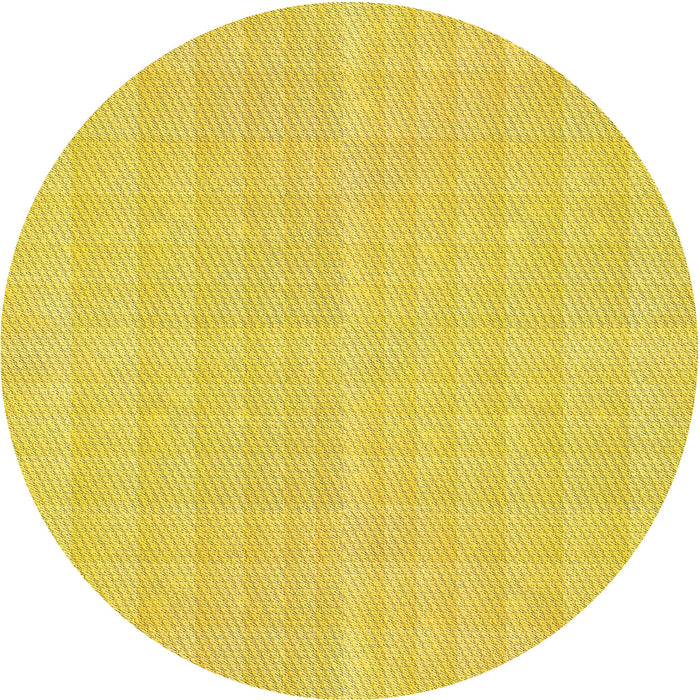 Square Machine Washable Transitional Yellow Rug in a Living Room, wshpat3223yw