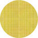 Square Machine Washable Transitional Yellow Rug in a Living Room, wshpat3223yw