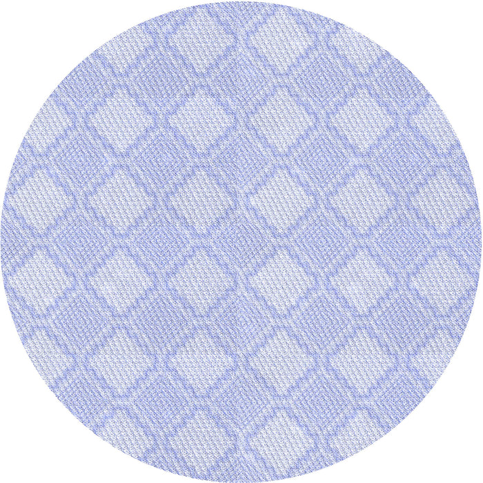 Square Patterned Lavender Blue Rug, pat3224blu