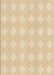 Patterned Golden Blonde Gold Rug, pat3224brn