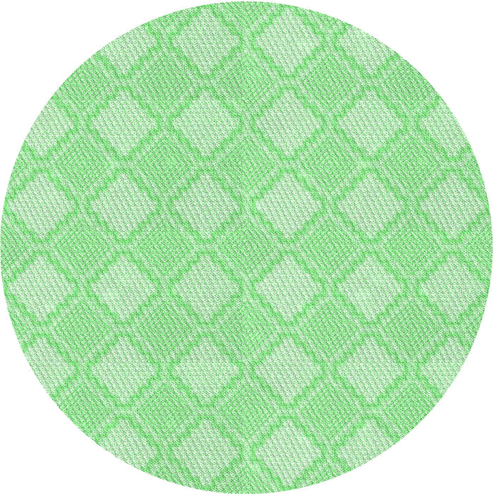 Square Patterned Green Rug, pat3224grn