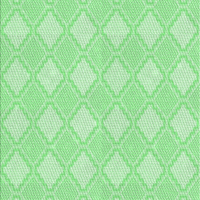 Machine Washable Transitional Green Rug, wshpat3224grn