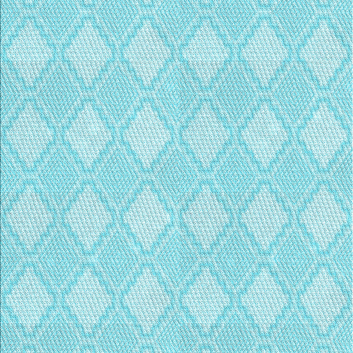 Machine Washable Transitional Diamond Blue Rug, wshpat3224lblu