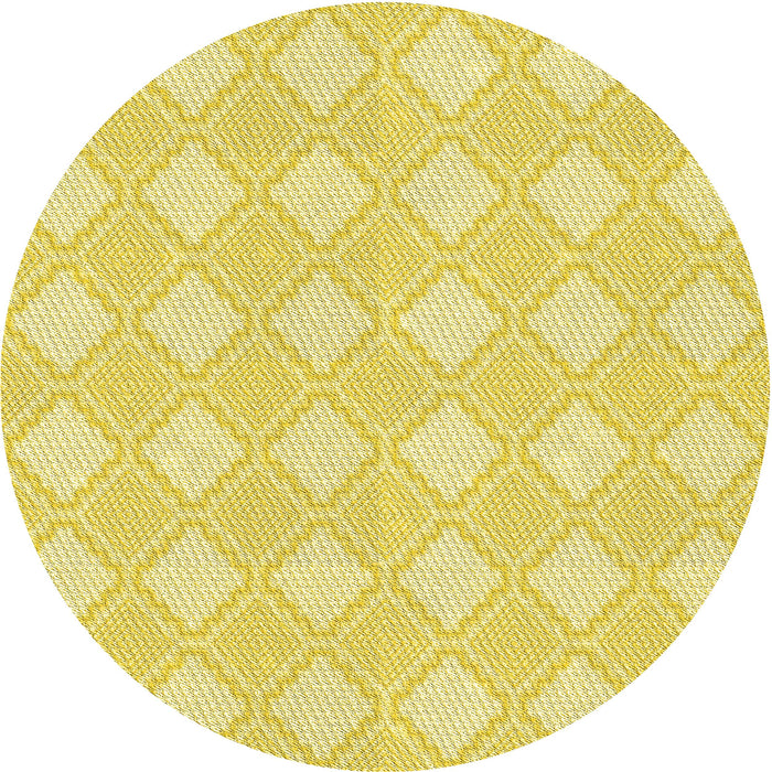 Square Machine Washable Transitional Golden Brown Yellow Rug in a Living Room, wshpat3224yw
