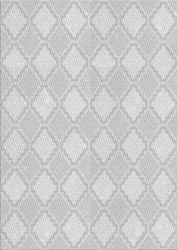 Patterned Dark Gray Novelty Rug, pat3224