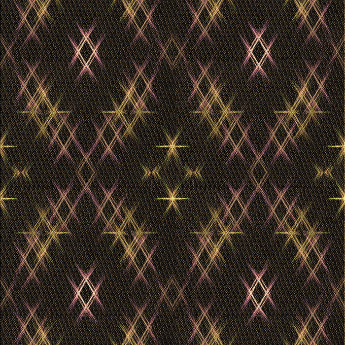 Patterned Black Rug, pat3225brn