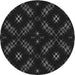 Square Machine Washable Transitional Black Rug in a Living Room, wshpat3225gry