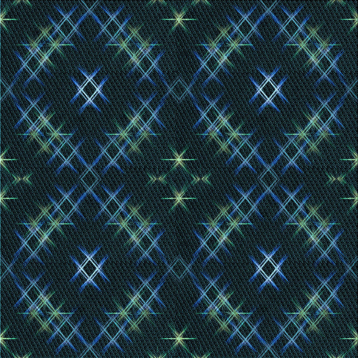 Round Patterned Black Rug, pat3225lblu