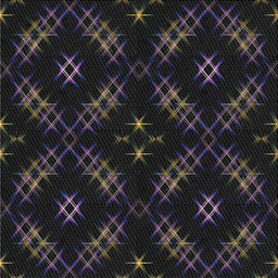 Square Patterned Black Novelty Rug, pat3225