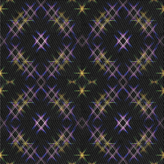 Square Patterned Black Novelty Rug, pat3225