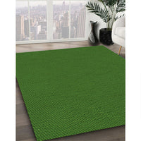 Patterned Deep Emerald Green Rug, pat3226grn