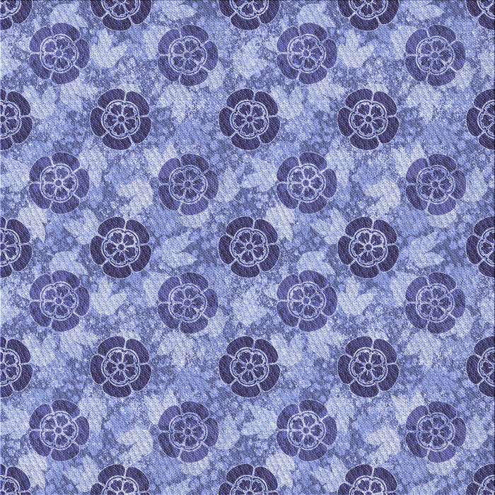 Round Machine Washable Transitional Sky Blue Rug, wshpat3227blu