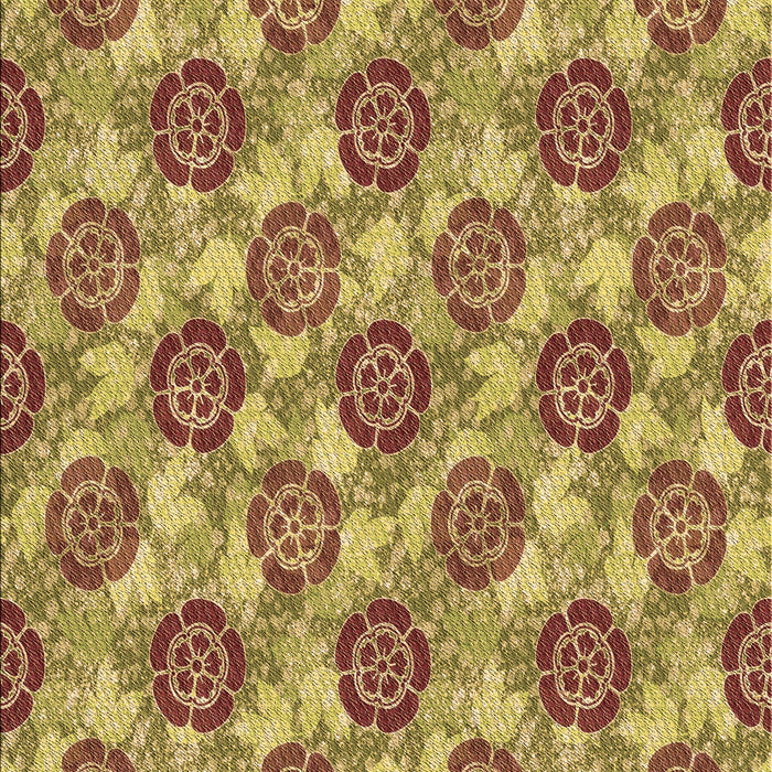 Machine Washable Transitional Mahogany Brown Rug, wshpat3227brn