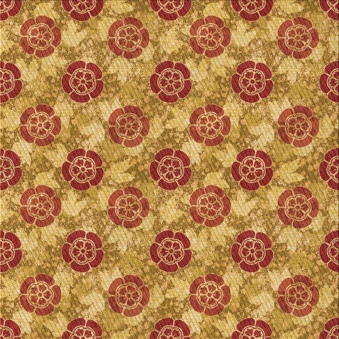 Round Machine Washable Transitional Orange Rug, wshpat3227org