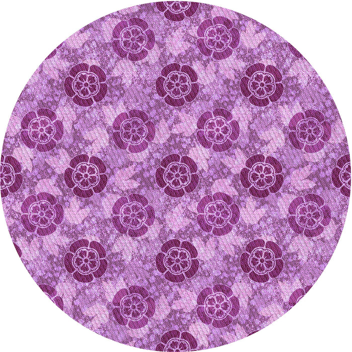 Square Machine Washable Transitional Violet Purple Rug in a Living Room, wshpat3227pur