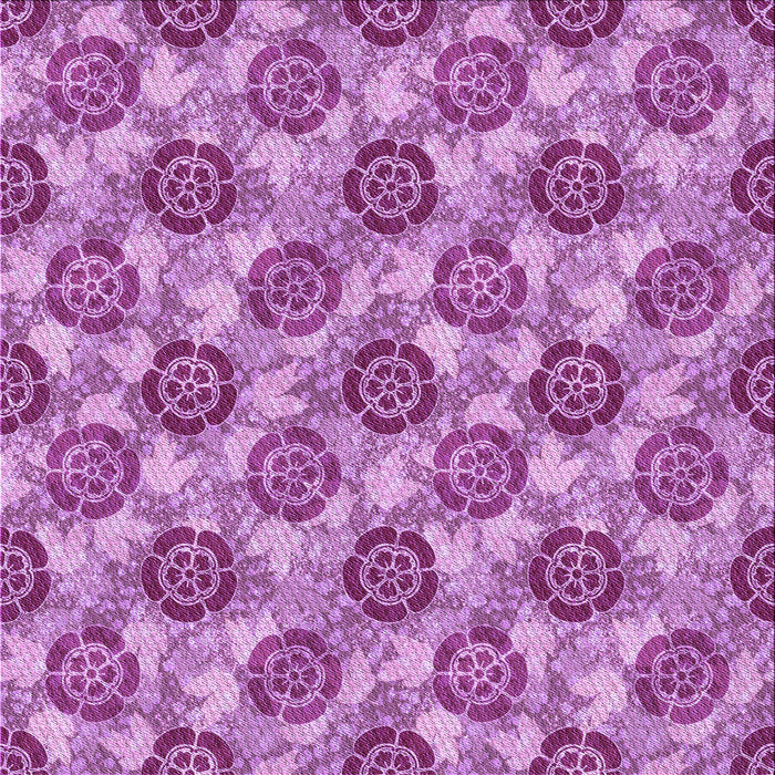 Round Machine Washable Transitional Violet Purple Rug, wshpat3227pur