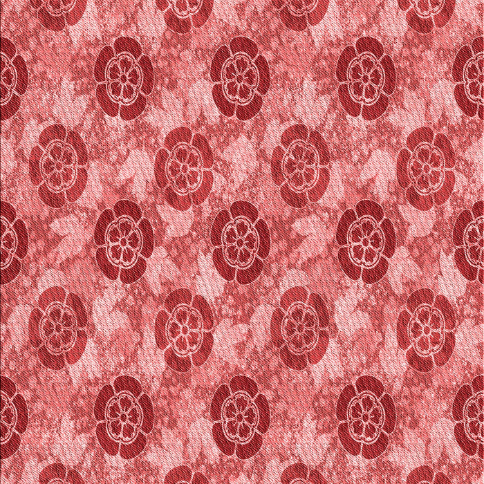 Machine Washable Transitional Red Rug, wshpat3227rd