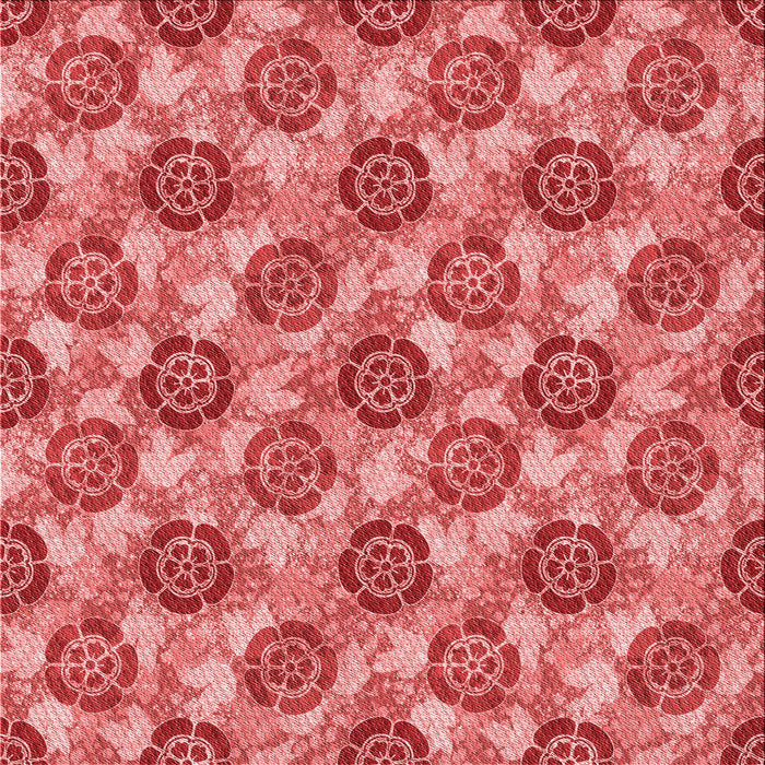 Round Machine Washable Transitional Red Rug, wshpat3227rd