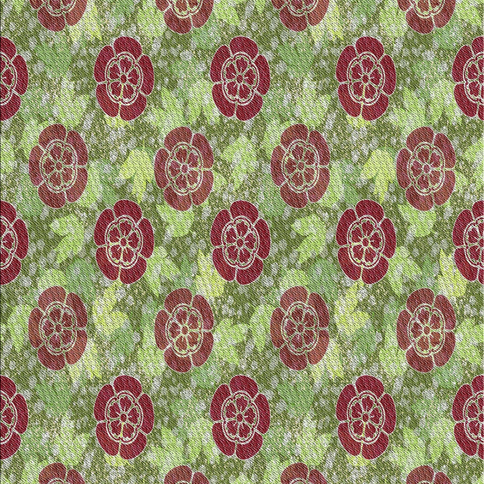 Machine Washable Transitional Dark Sienna Brown Rug, wshpat3227