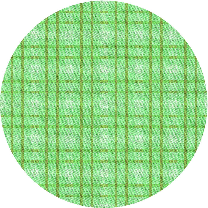 Square Patterned Green Rug, pat3228grn